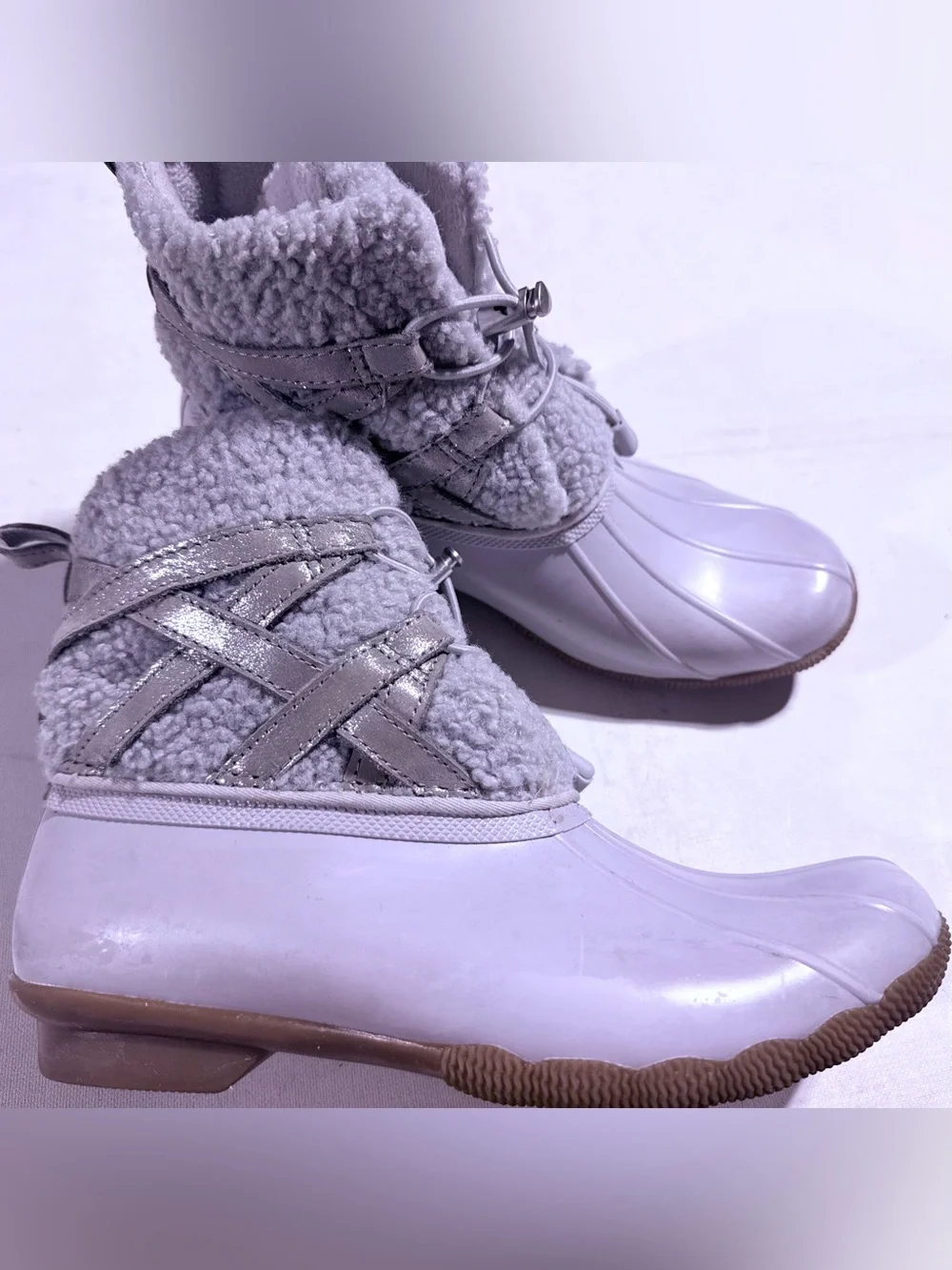 Sperry Women’s Shoes - White and Gray Interior Label